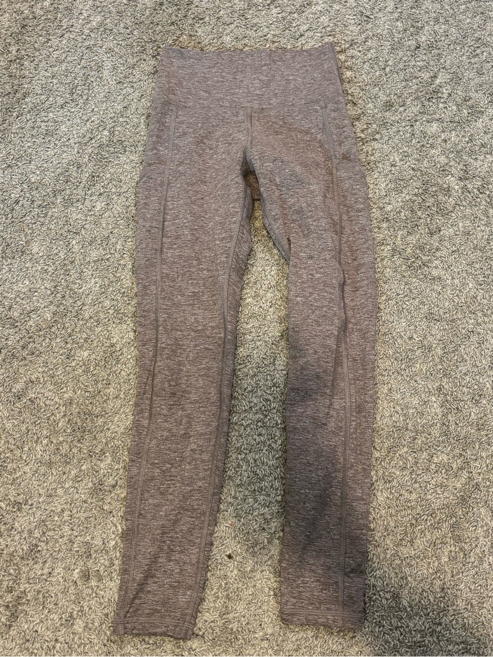 aerie Heathered Plum High-Rise Leggings